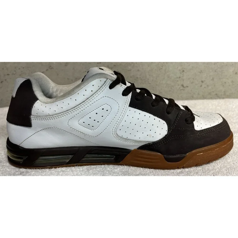 2006 DC Command DGT Brown And White Skate Shoes Mens Size 13 RARE 2000s VTG